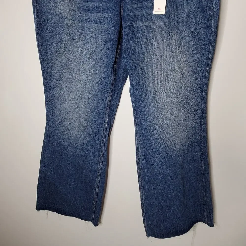VIGOSS Royce 70's Stovepipe Crop  Medium wash Denim  Size 14 New with tags